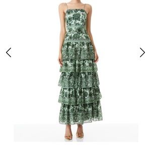 Alice and Olivia Valencia Spaghetti Strap Dress